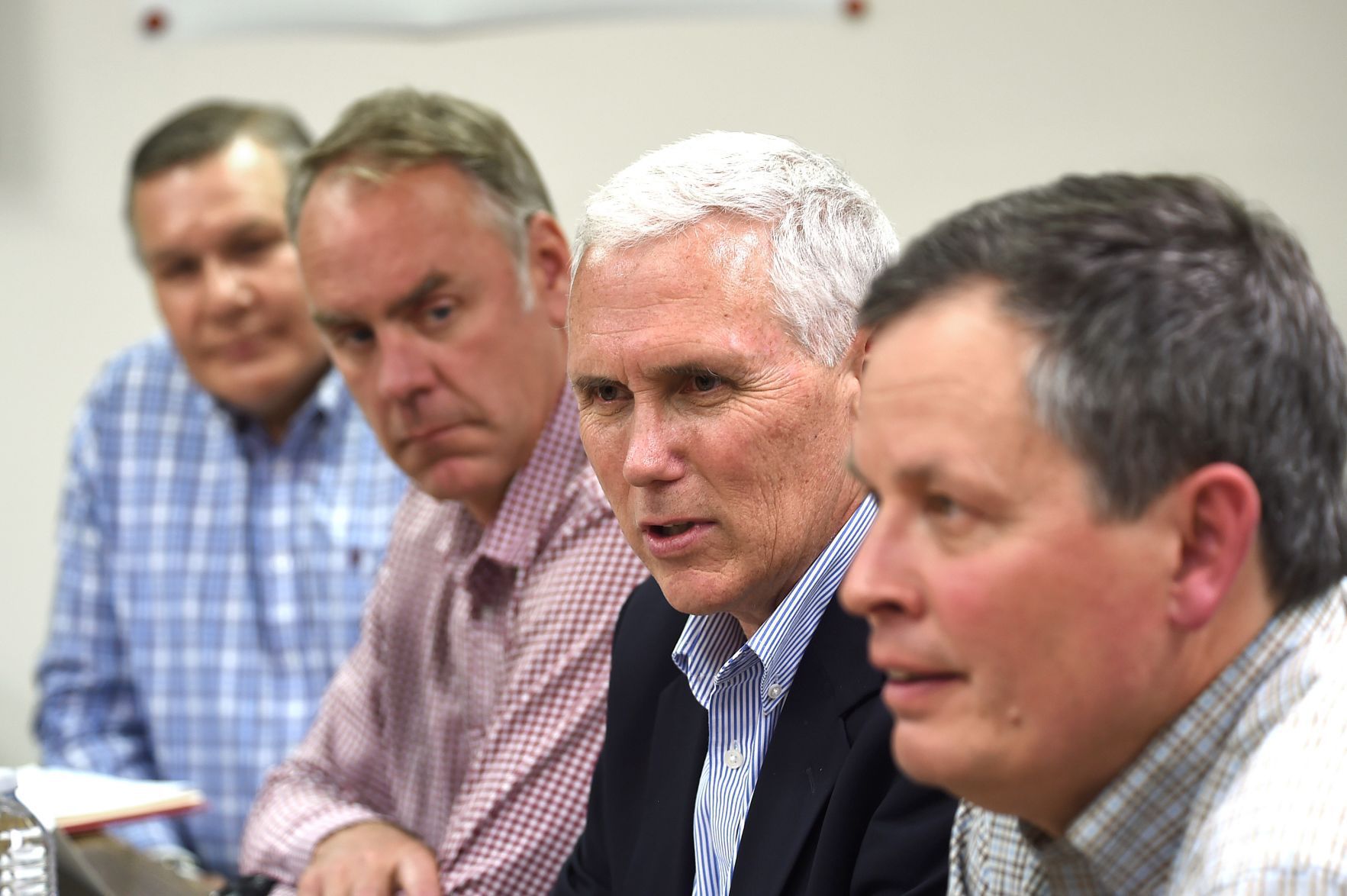 Meeting at the mine